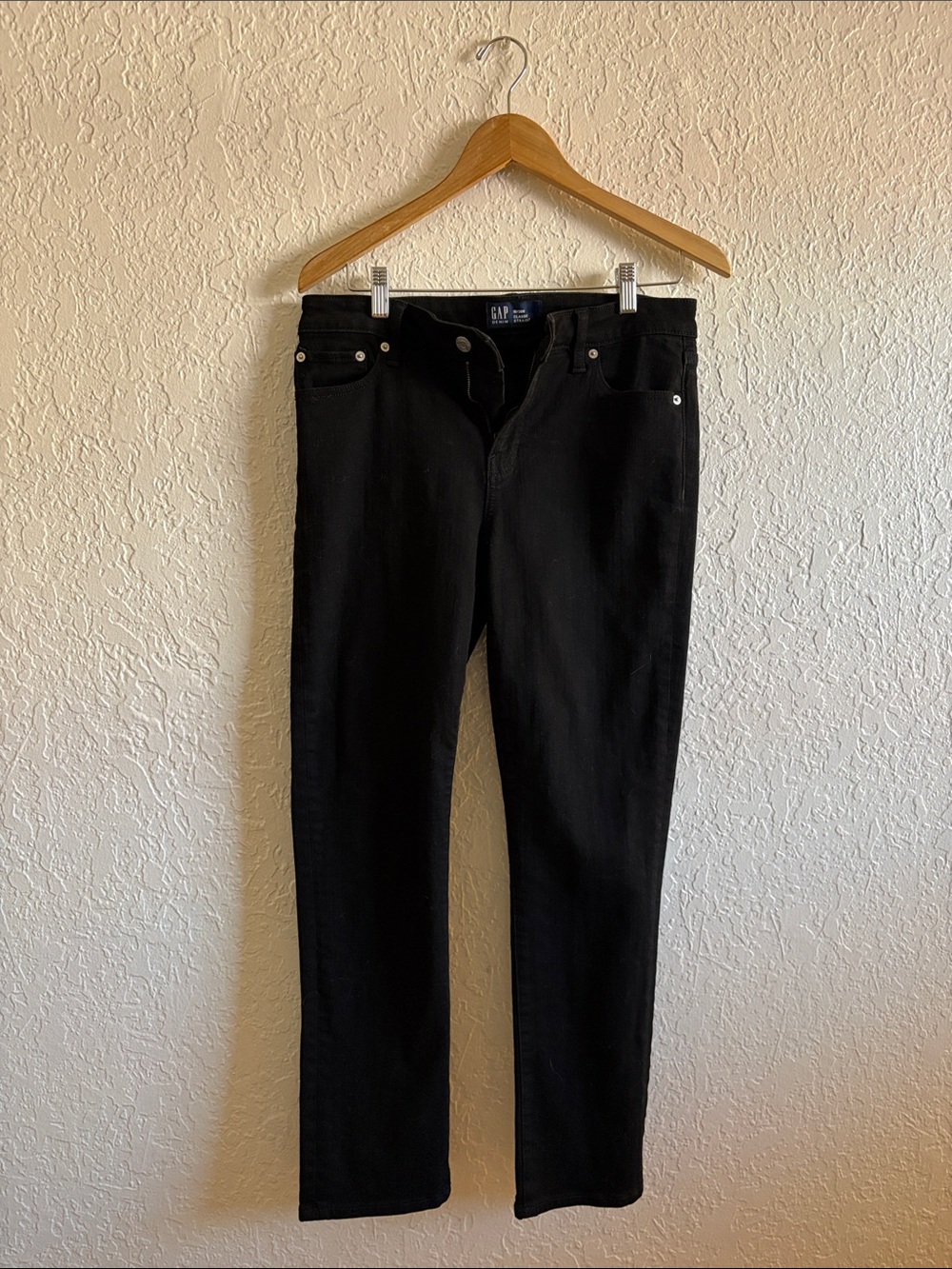 GAP Black Slim Straight Jeans